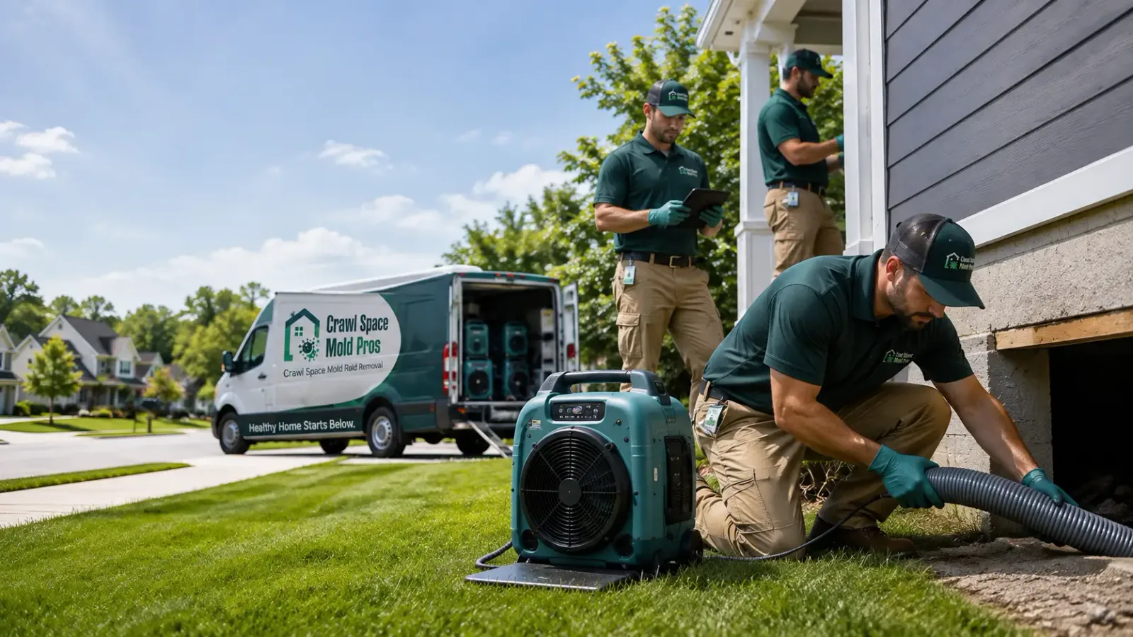 Crawl Space Mold Removal in Grapeland, TX